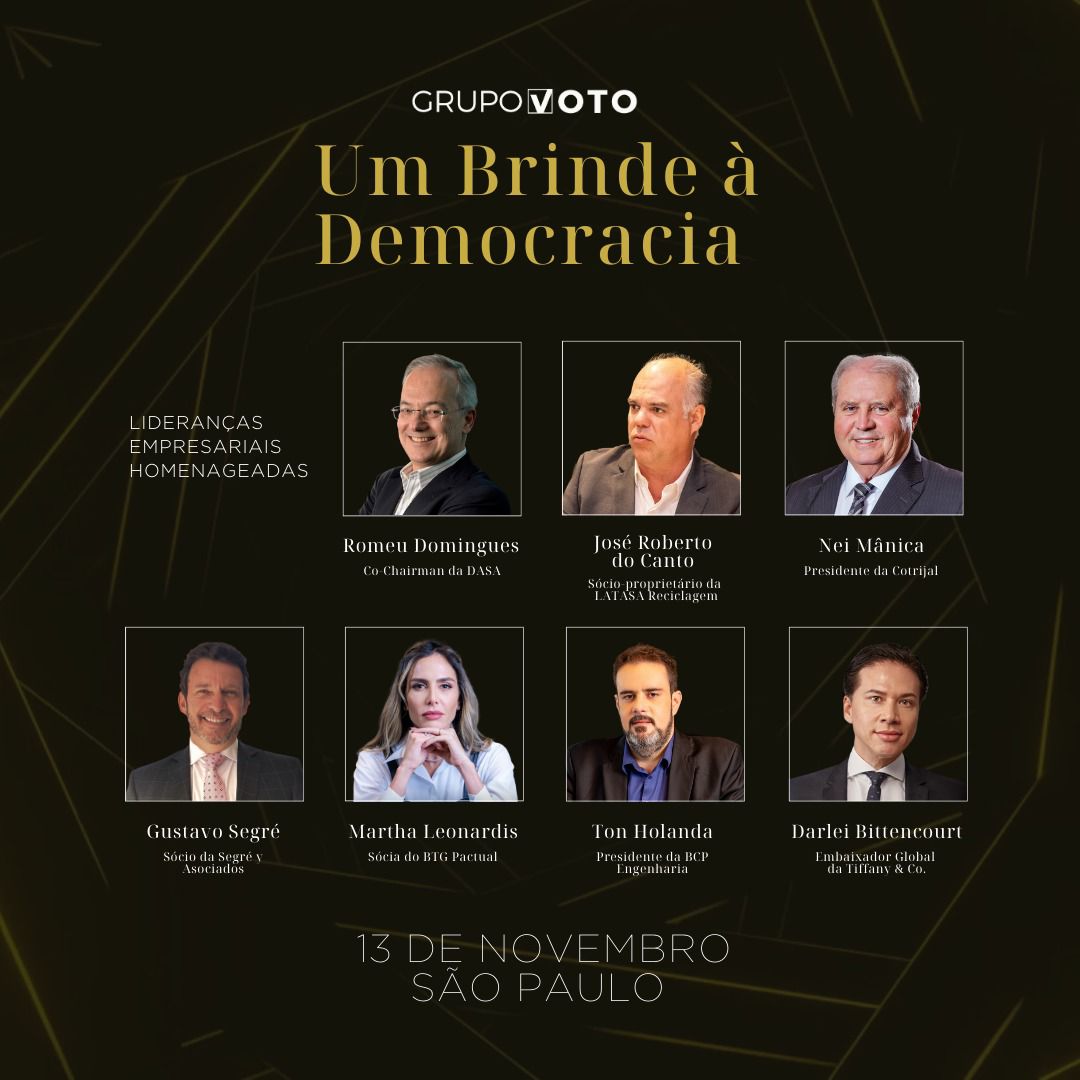 Jantar “Um Brinde à Democracia”
