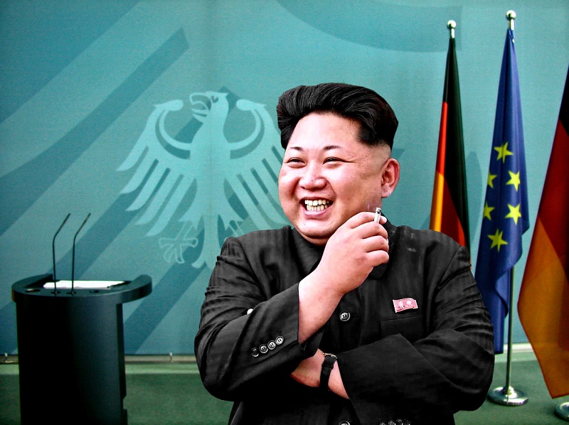 Longe do botão nuclear