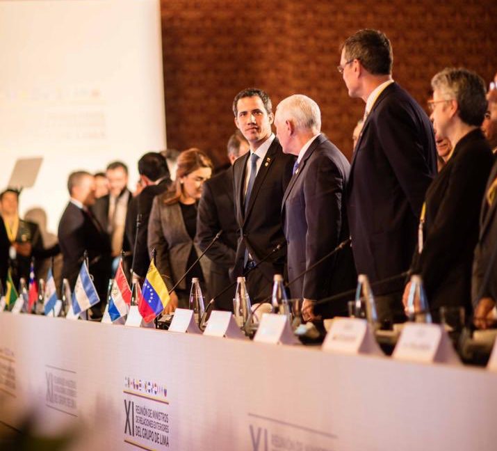 Grupo de Lima rejeita intervenção militar na Venezuela